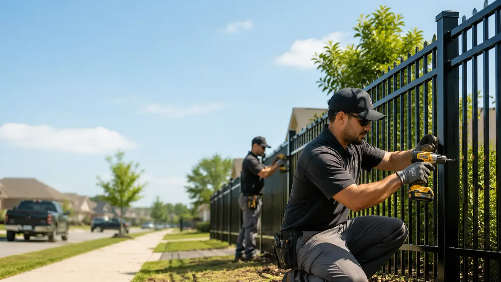 Metal Fence Installation in Burlington, IN